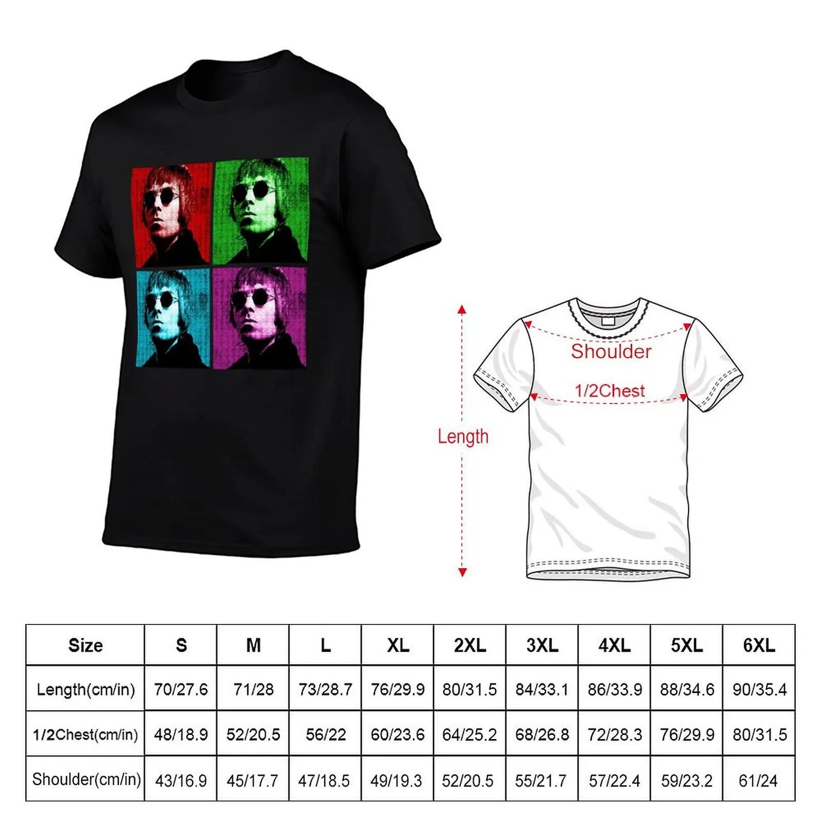 My Favorite People Liam Gallagher Wonderwall Vintage Retro T-Shirt Casual Trendy Streetwear Tee Shirt