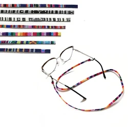 3Pcs Eyeglass Sunglasses Cotton Neck String Cord Retainer Strap Eyewear Lanyard Holder Ethnic Rope Glasses Chain Glasses Lanyard