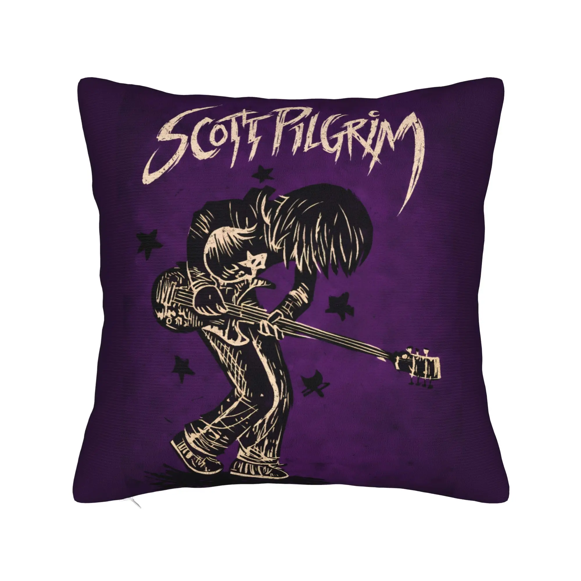 Scott Pilgrim Skull Art Pillow Case  Soft Pillow Cover Morden Cushion Cover For Living Room Chair