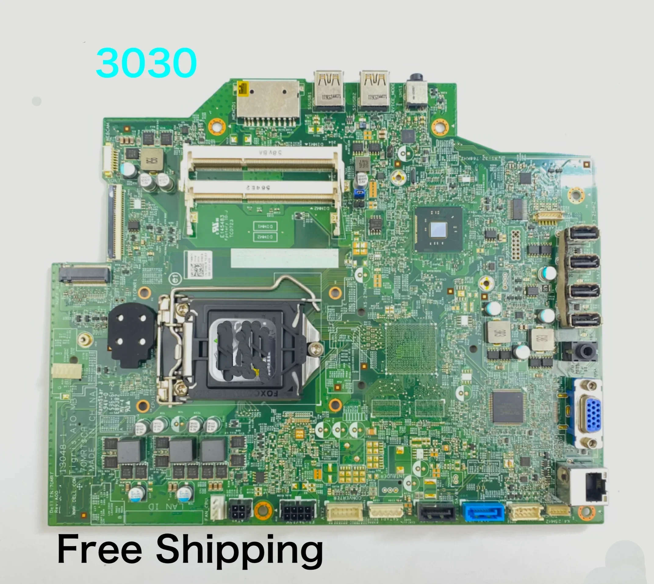 

Подходит для материнской платы Dell Optiplex 3030 CN-0F96C8 P5W03 F96C8 RK89T, материнская плата, 100% протестировано, ОК, полностью работает, бесплатная доставка