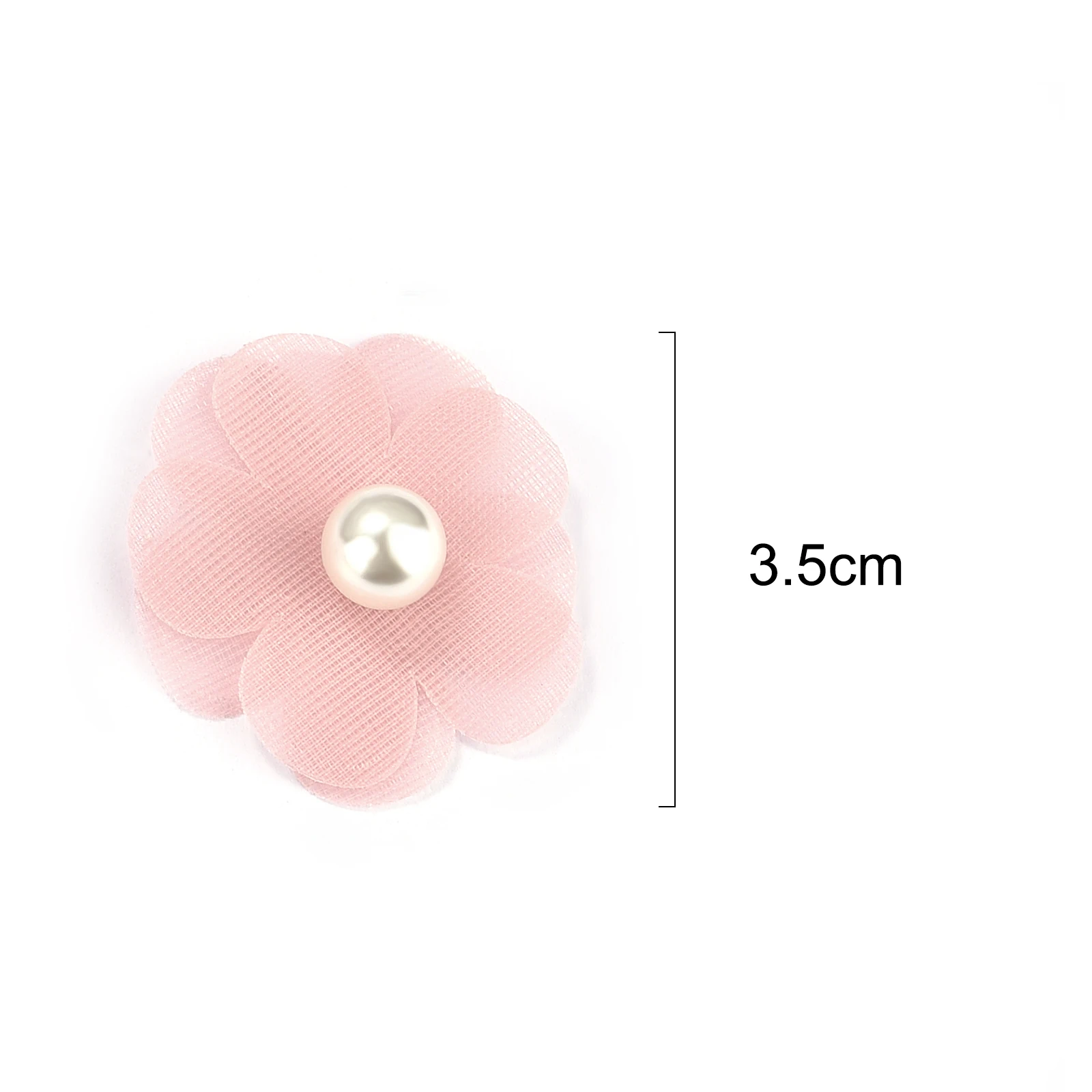 10Pcs Organza Daisy Artificial Flowers Clothing Repair Patch Appliques For Wedding Dress Bag Decoration DIY Sewing Accessories