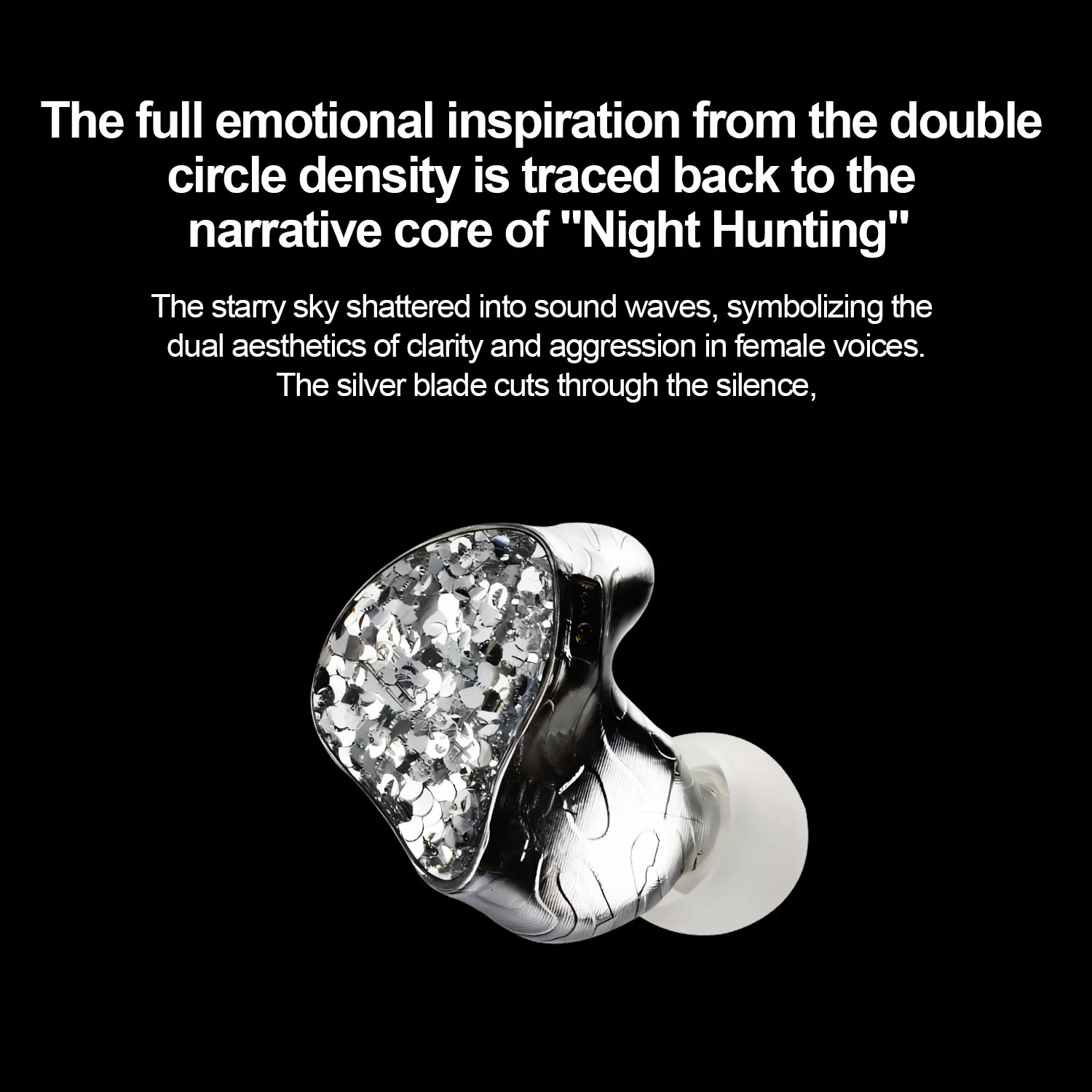 اطلب مسبقًا EarAcoustic VSA-MAX 11.4 ملم سماعة أذن من التيتانيوم ذات السعة الكاملة مع تحكم رنين ثنائي الغرفة