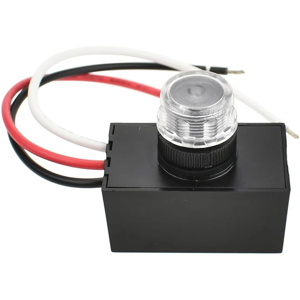 NOCM 2Pcs Hard-Wired Post Eye Light Control Sensor, 100-277V Auto on/Off, Outdoor Waterproof Dusk to Dawn Photocell