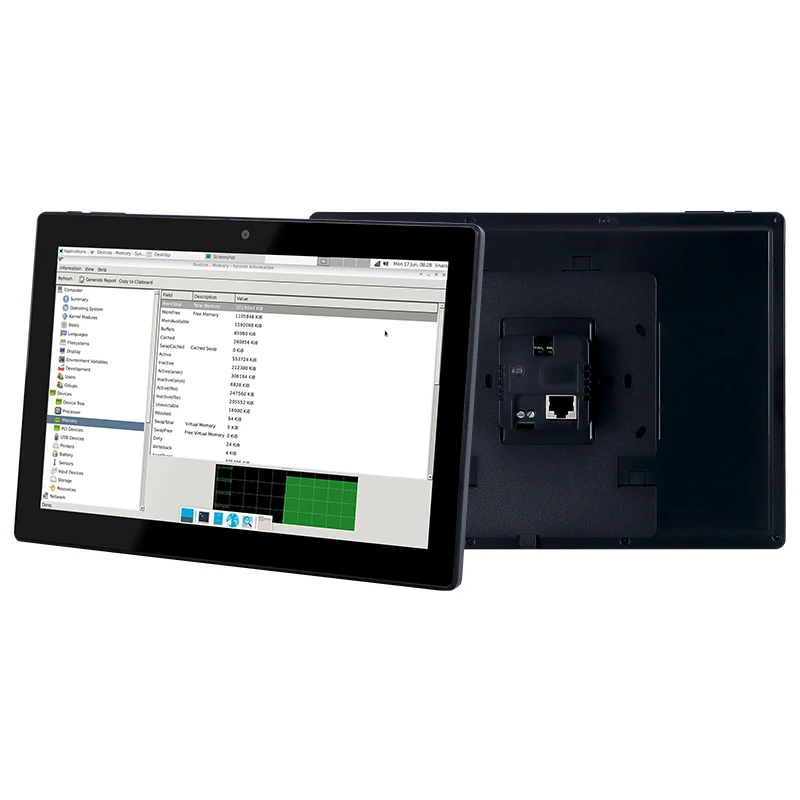 2025 10.1 بوصة Linux Ubuntu Debian Buildroot Yocto نظام التشغيل فلوش جبل الذكية في لوحة التحكم في الحائط الكمبيوتر