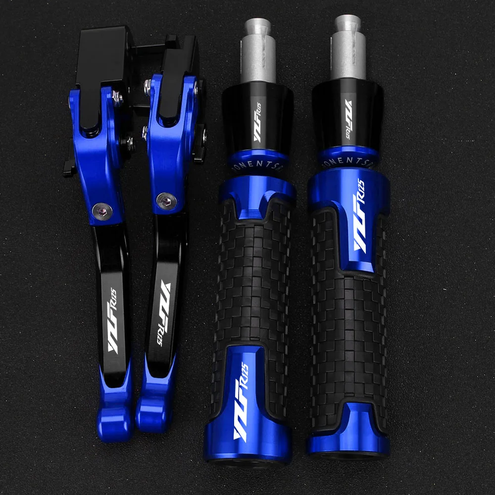 

For YAMAHA YZFR125 2014 2015 2016 2017-2019 Motorcycle Adjustable Brake Clutch Levers & Handle Handlebar Grips Parts YZFR-125