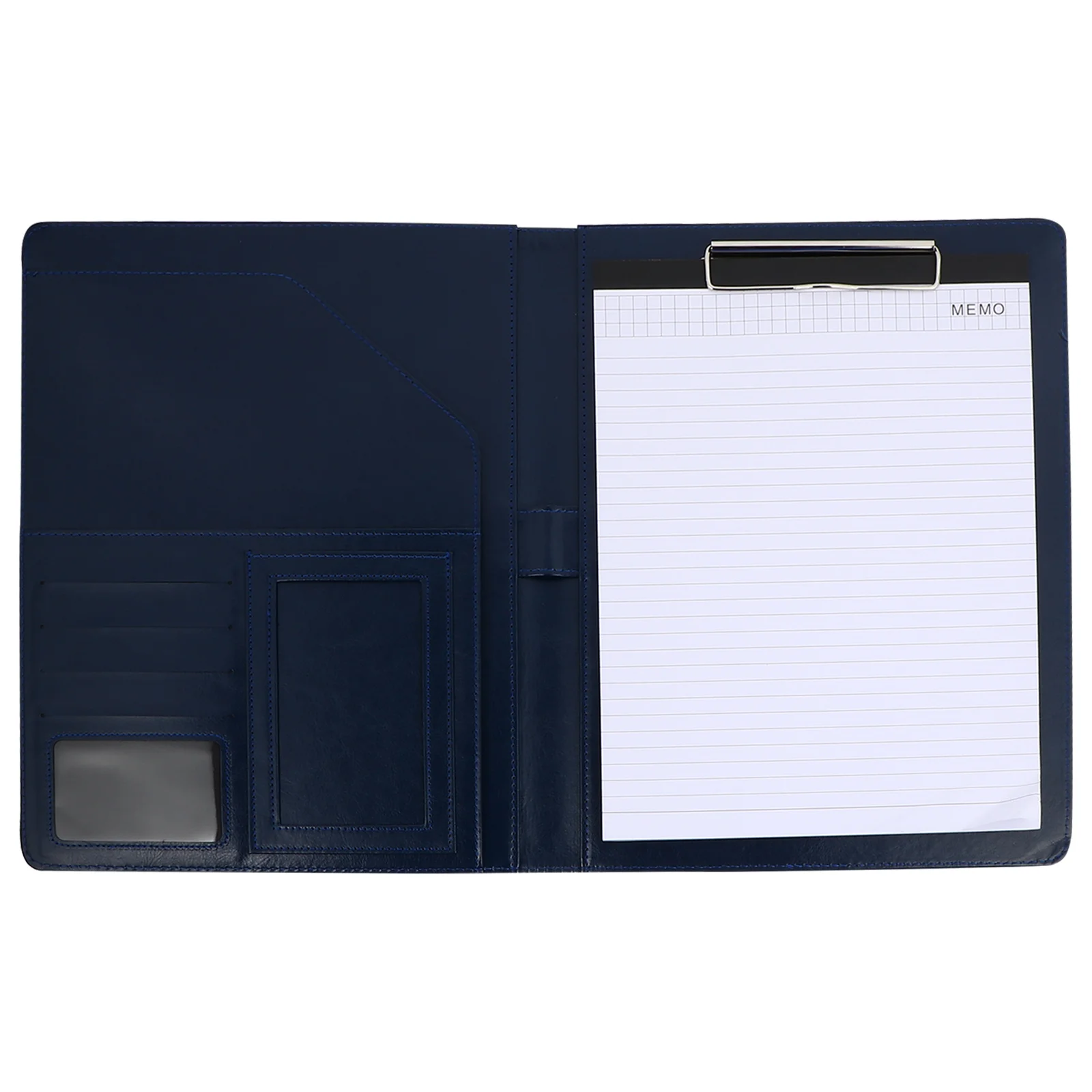

1Pcs PU A4 Document Folder Large Capacity Portfolio Business Cards Holder File Organizer for Office Travel School