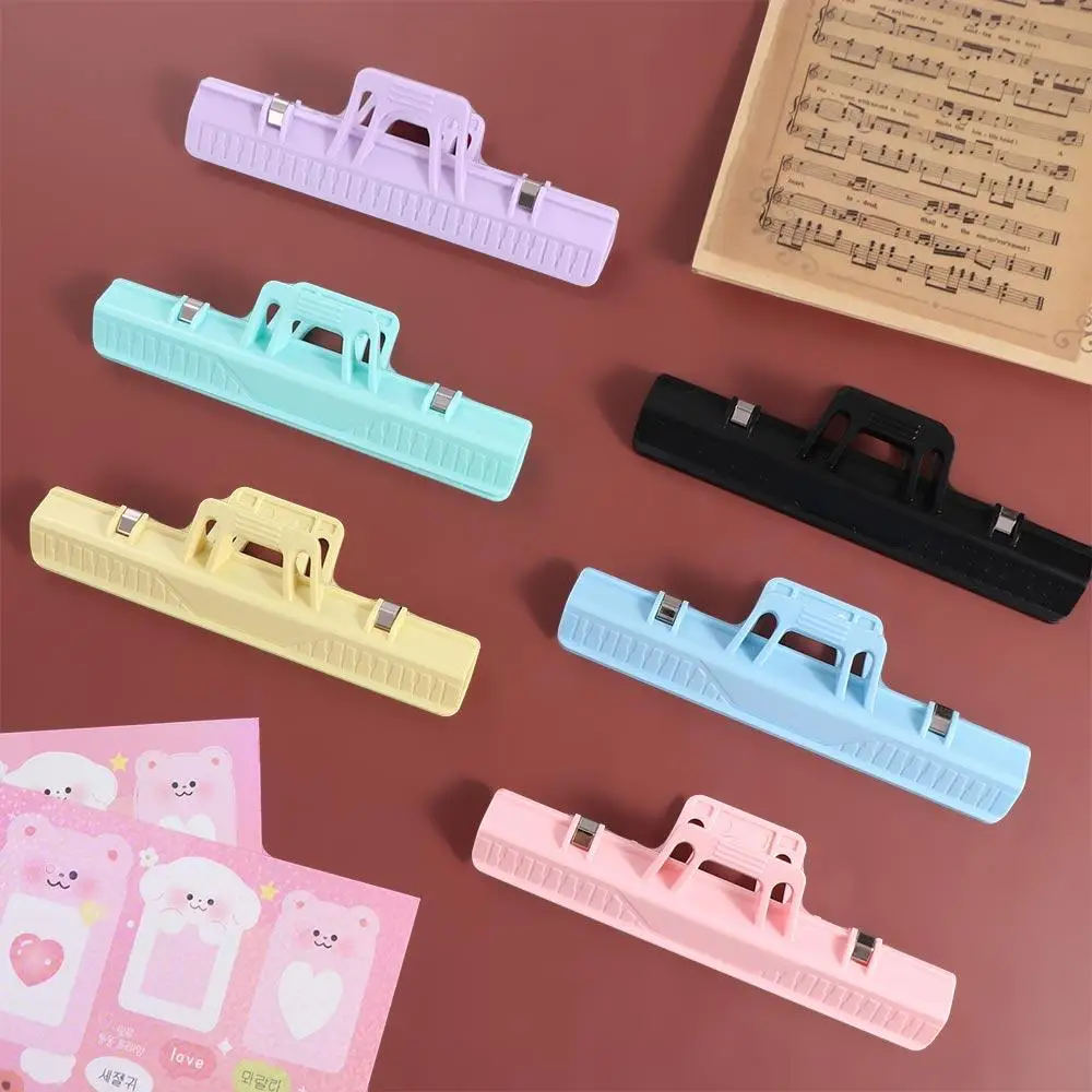 Plastic Piano Sheet Music Clip Music Score Fixed Spring Holder Book Paper Holder Durable Funny Music Note Clip Music Stationery