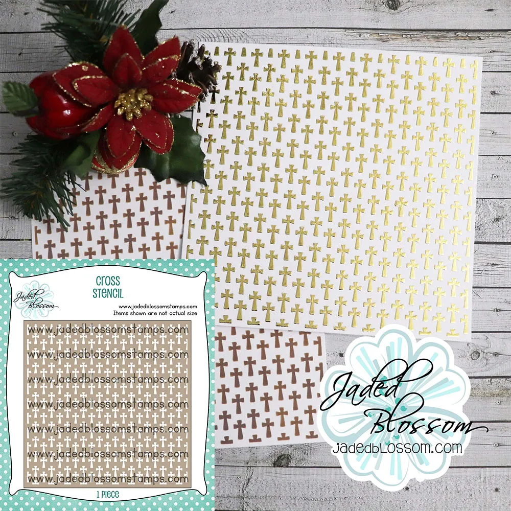 

Gnome Dies: Cross Stencil Nativity New Metal Cutting Dies DIY Scrapbooking Holiday Diary Greeting Card Decoration Template Molds