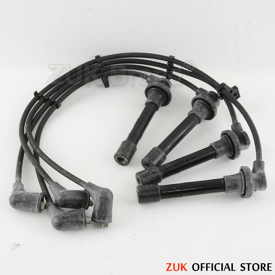 ZUK Ignition High Tension Coil Cord Cable Wire For HONDA ACCORD 1998 1999 2000 2001 2002 2.0L 2.3L For ODYSSEY RA6 2.3 1999-2004