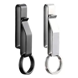 Belt Key Holder Quick Release Lightweight Auto Key Fob Holder Car Keyrings Waist Hanging Keychain for Sports Outdoor Hiking