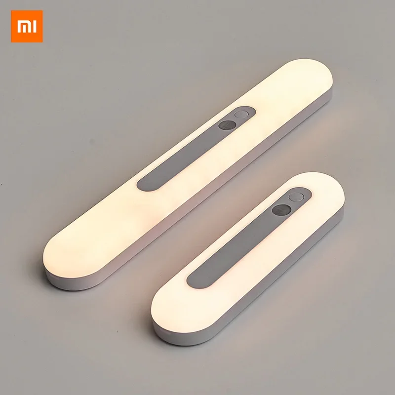 Xiaomi Motion Sensor Led Light USB Rechargeable Wardrobe Lamp Sensor Under Cabinet Indoor Toilet Bedroom Kitchen Night light