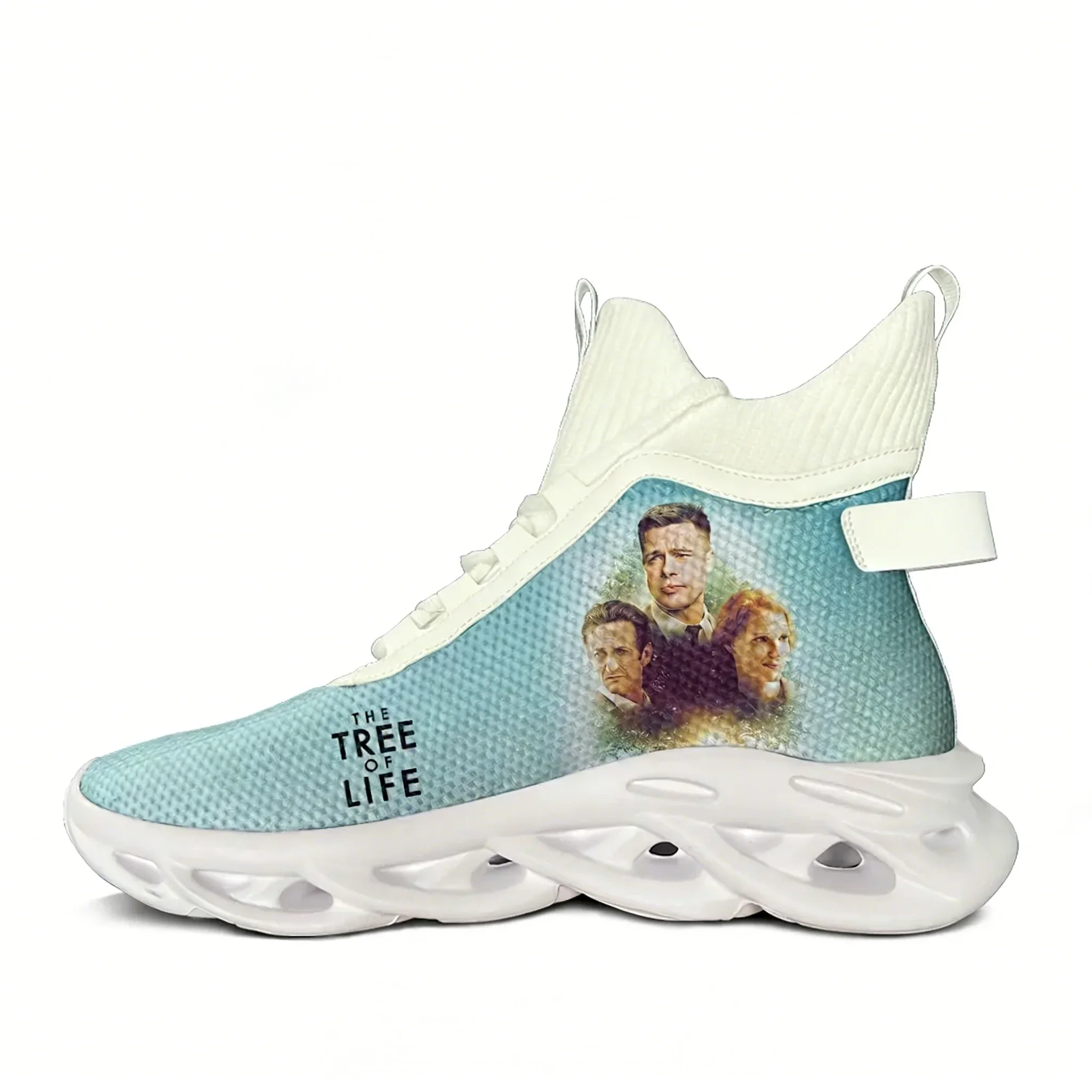 

Кроссовки на плоской подошве Tree of Life High Top Flats для мужчин, женщин и подростков, высококачественная персонализированная модная повседневная обувь, обувь на заказ