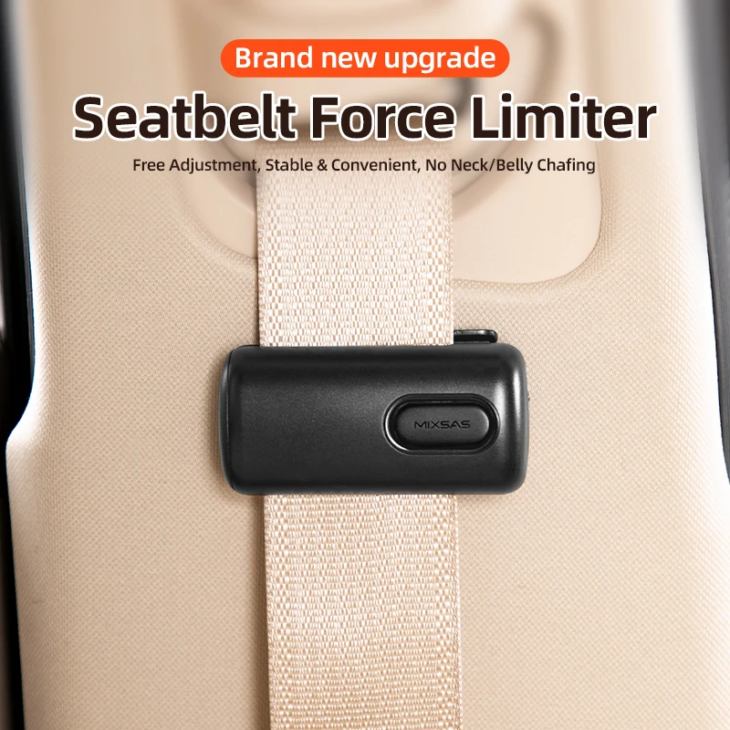 MIXSAS Car Safety Belt Adjustment Clip 099 Auto Plastic Stopper Vehicle Seat Buckle For Women Pregnant Beer Belly Recommended