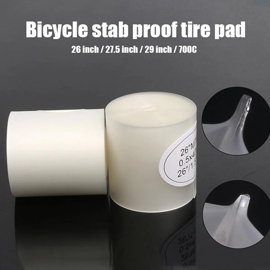 2pcsBicycle Tire Liner Protection Pad Puncture Proof MTB Mountain Bike Tire Stab Pad Anti-rolling Inner Tube Tires Mat