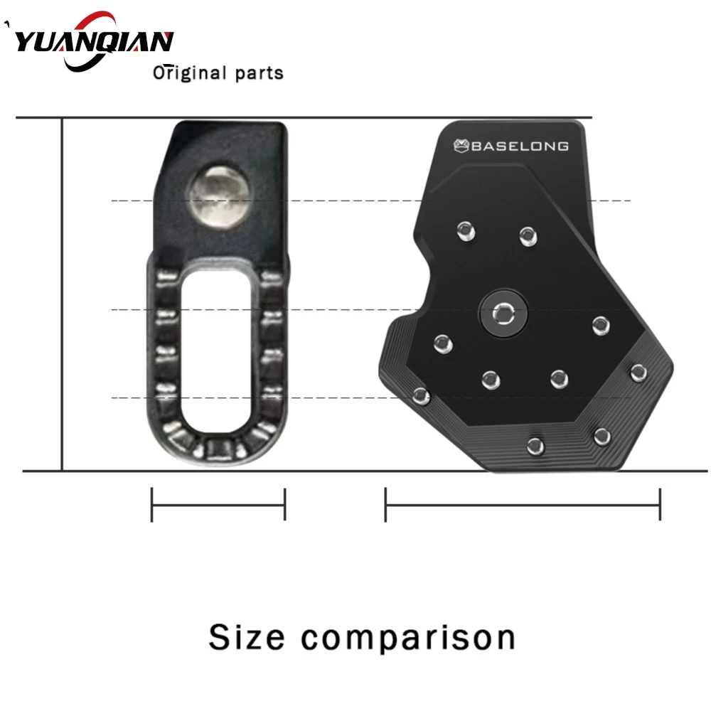 2025 FOR CFMOTO 450MT 450 MT  FOR CF MOTO Ibex 450 2024-2026 Motorcycle Accessories Rear Foot Brake Pedal Peg Pad Tip Extension