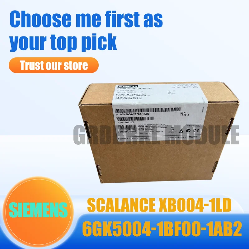

NEW Original SIEMENS 6GK5004-1BF00-1AB2 6GK5 004-1BF00-1AB2 SCALANCE XB004-1LD Unmanaged Switch