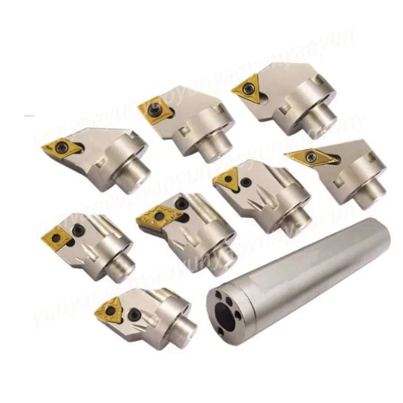 Anti Vibration Modular Boring Bar CNC Tool Holder Quick Change Head Deep Hole Machining