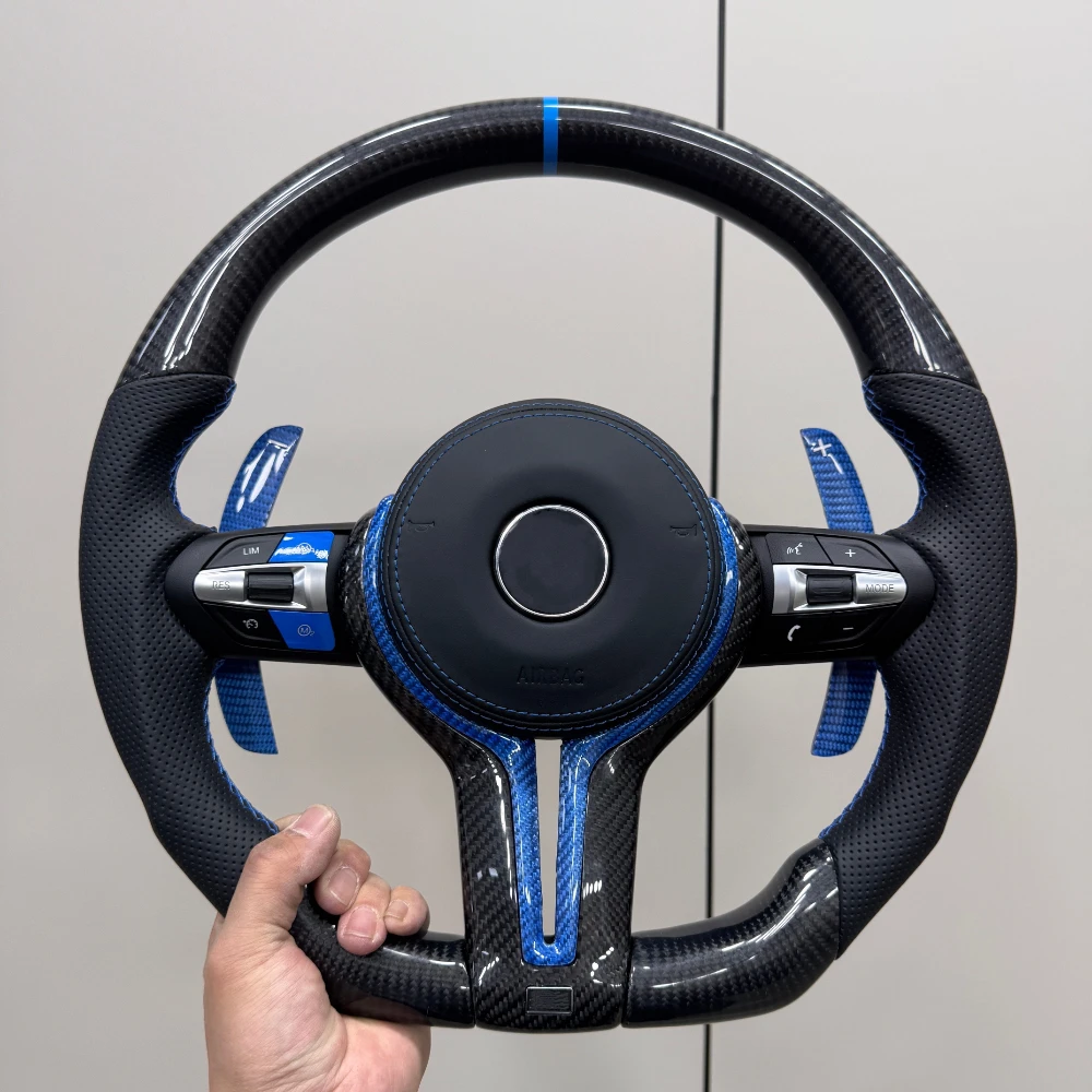 

High-end Custom-made Carbon Fiber Steering Wheel For BMW F30 F31 F32 F33 F34 F36 F10 F11 F20 F21 F22 F25 F01 F06 F07 F12 F13 M3