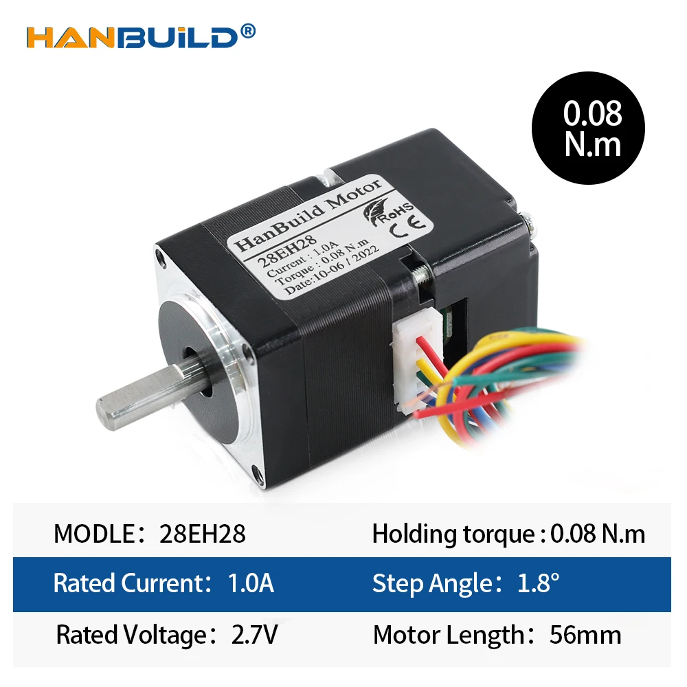 28CME22 motor 28EH28/34/40+HBS28 drive sets 1.0A 0.08N.m DC-18-90v Double outlet Driver for CNC NEMA 23 Closed Loop motor