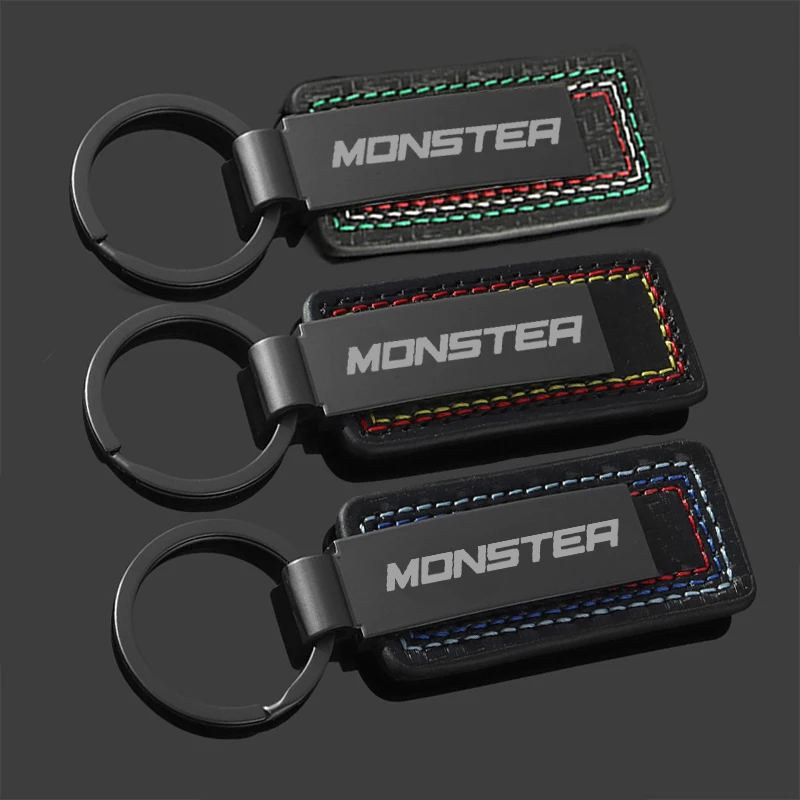 Motorcycle Keychain Universal Accessories For Ducati MONSTER 695 696 821 1200 1200S 1100/S 795 796 797 Keyring Gift Key Buckle