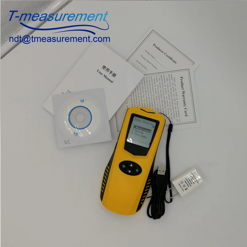 T-Measurement TEM-620XH Metal Detector Ferro Scan Concrete Reinforcement Cover Detect Device Concrete Detectors