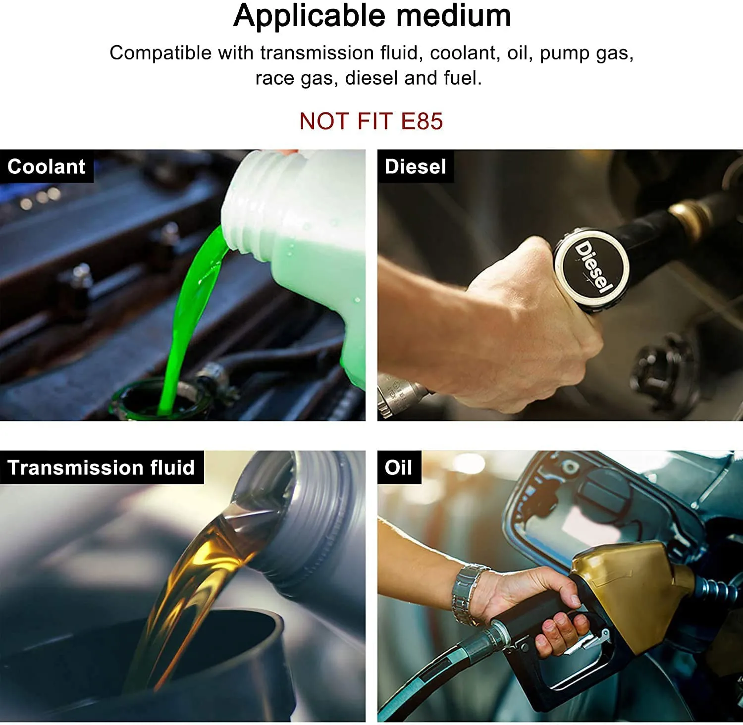 1M 6AN AN6 Schwarz Geflochtene Öl Kraftstoff Armaturen Schlauch Ende 90 + 90 Grad Öl Adapter Kit Öl Kraftstoff schlauch Linie – Detail 7