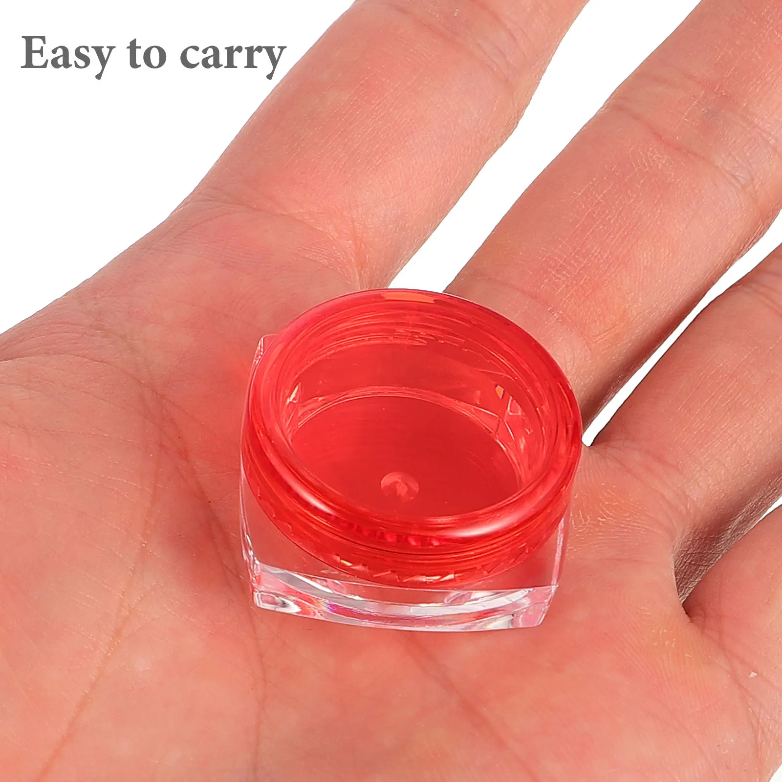 

50pcs Storage Travel Makeup Container Container Makeup Cream Case For Powder Facial Eye Cream Small Portable