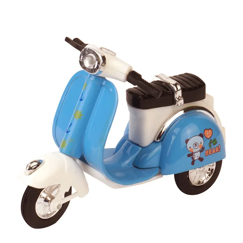 1 stks metalen motorfiets model speelgoed 1:36 voertuig anime beeldjes mini simulatie elektrische fiets collectie voor kinderen verjaardagscadeau