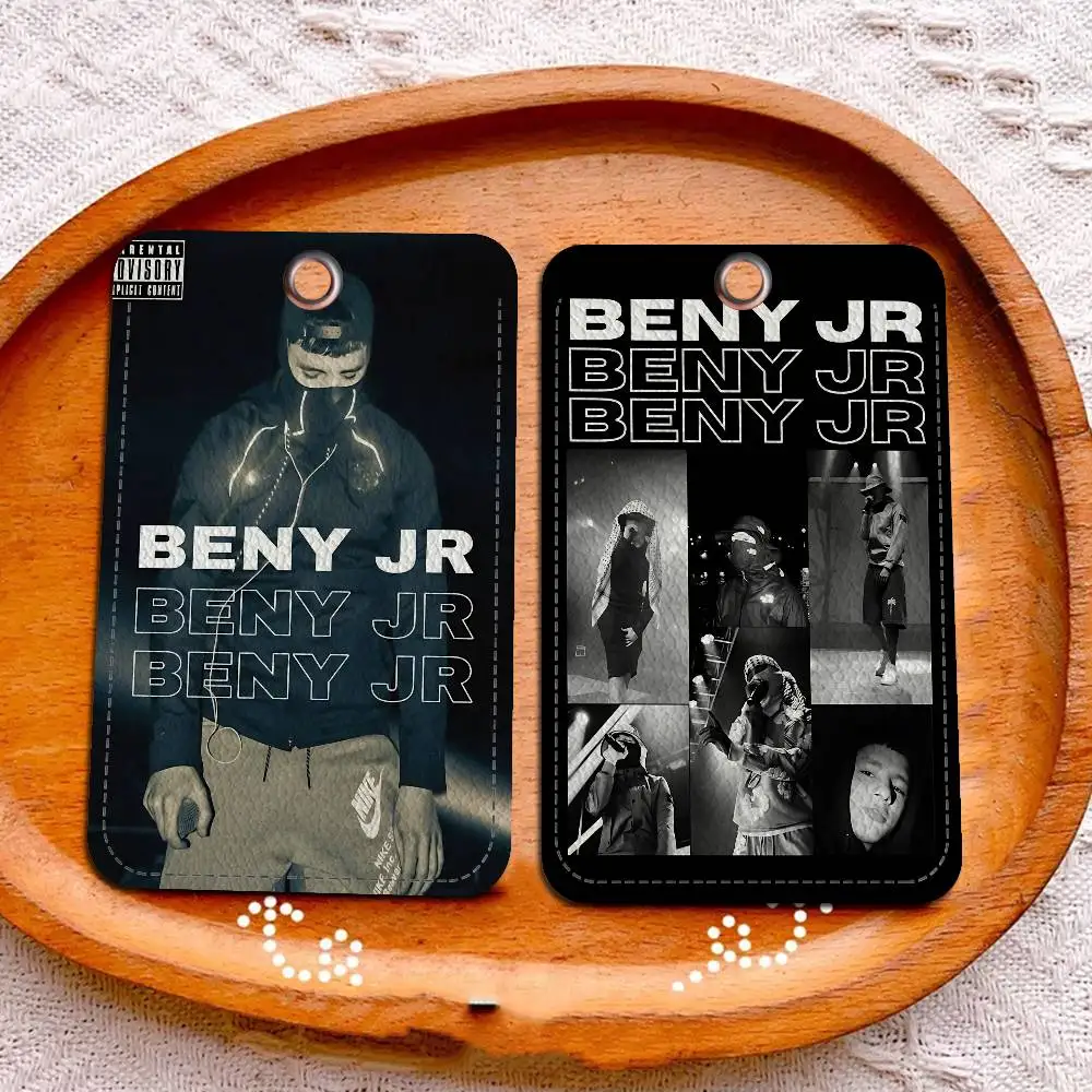 شعبية الشارع B-Beny J-Jr المفاتيح مع حامل بطاقة الوصول، حافلة تمرير وبطاقة وجبة معرف البنك بطاقة واقية للأمن