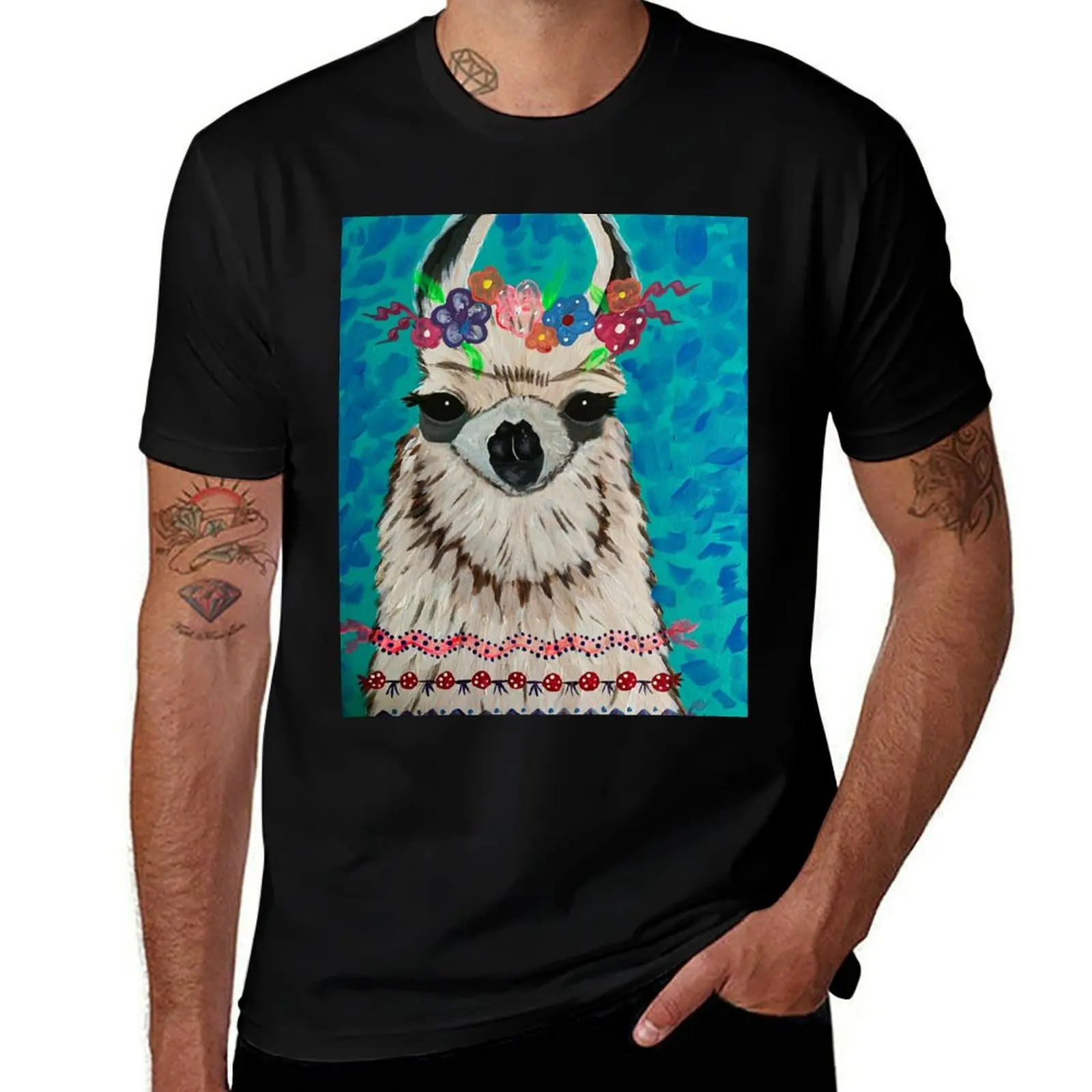 

Lulu Llama T-Shirt funny t shirts dark humor man t shirt cotton funny t shirts cotton T-shirt