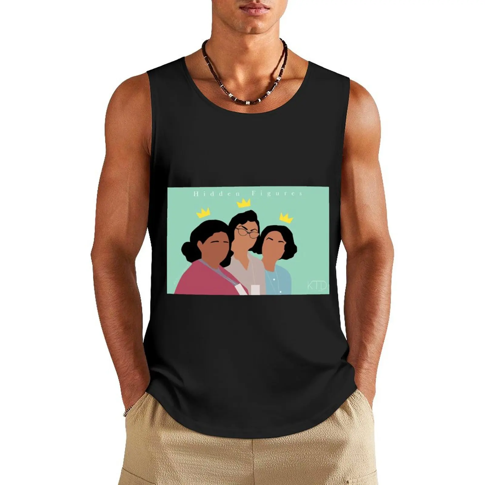 

Hidden Figures Tank Top t-shirts for Men's gym Men's tops