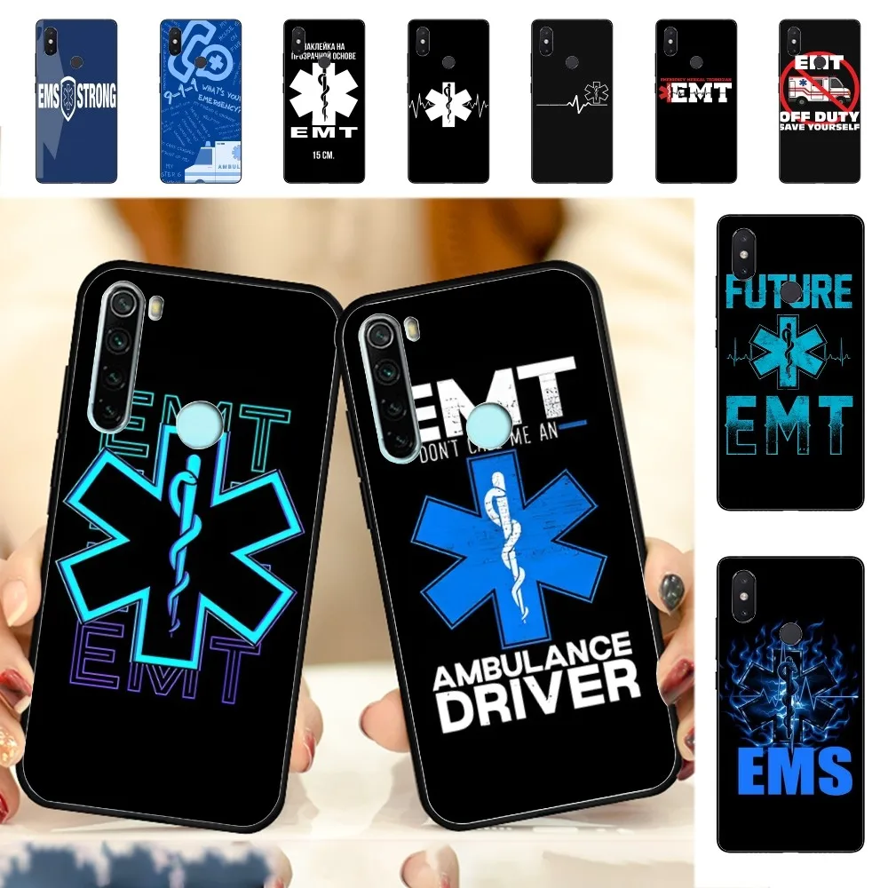 

EMT EMS Ambulance Phone Case For Redmi Note 4 X 5 A 6 7 8 T 9 9S 10 11 11S 11Epro Poco M3 Pro