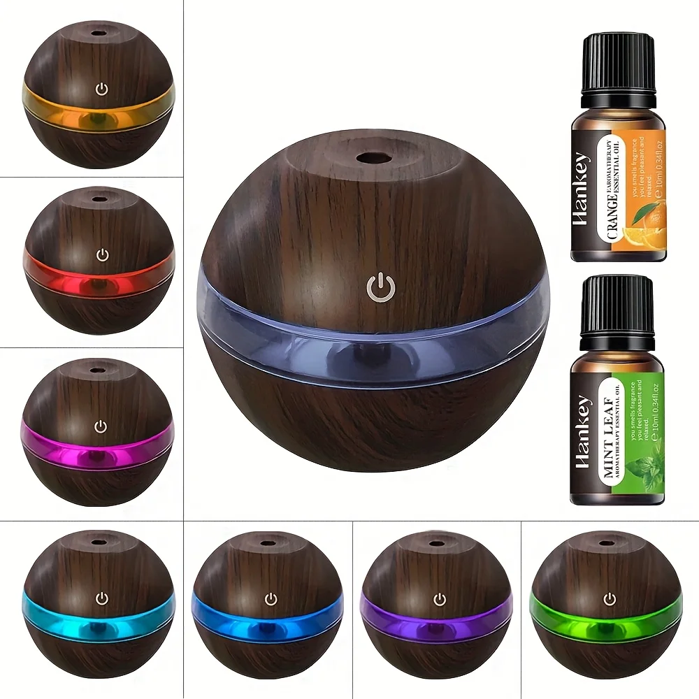 1pc Aroma Diffuser, Rattan Look Essential Oil Diffuser with Waterless Auto Shut-off Protection for Aromatherapy And Humidificati