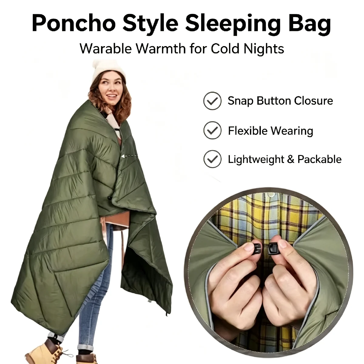 Travel Nylon Polyester Warm Cold Proof Winter Camping Mat For Adults Home Office Nap Floor Waterproof