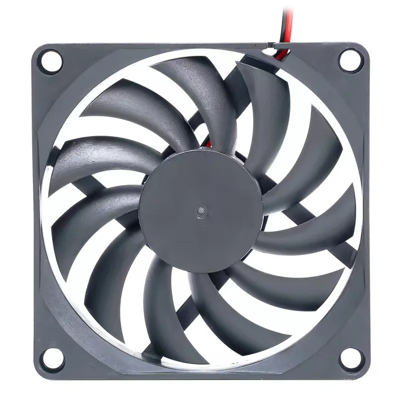 80 мм 3000 об/мин 80x80x10 мм 8 см 5 В 12 В 24 В 8010 2PIN 3PIN Бесщеточный охлаждающий кулер постоянного тока ПК Процессор Корпус компьютера Вентилятор Кулер