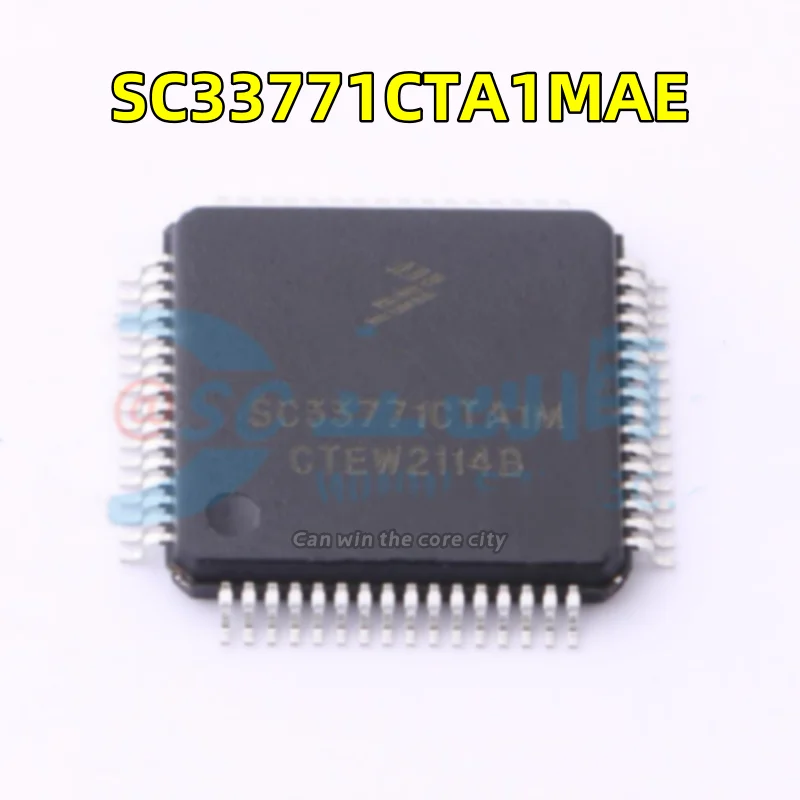 5-100 PCS/LOT New SC33771CTA1MAE screen printing SC33771CTA1M QFP64 battery management chip original