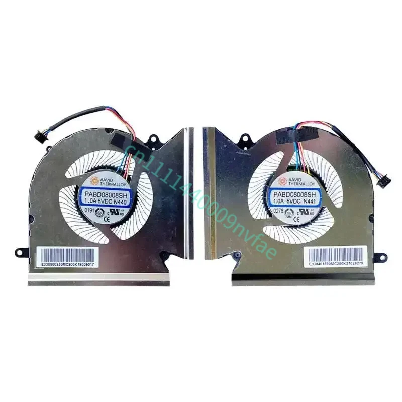 Ventilateur de refroidissement CPU/GPU pour ordinateur portable MSI GE66 RaidH 10UG 10UE 11UH 11UG GP66 Leopard 10UH 10UG 11UG 11UEer 10SGS 10SFS 10SF 0.2