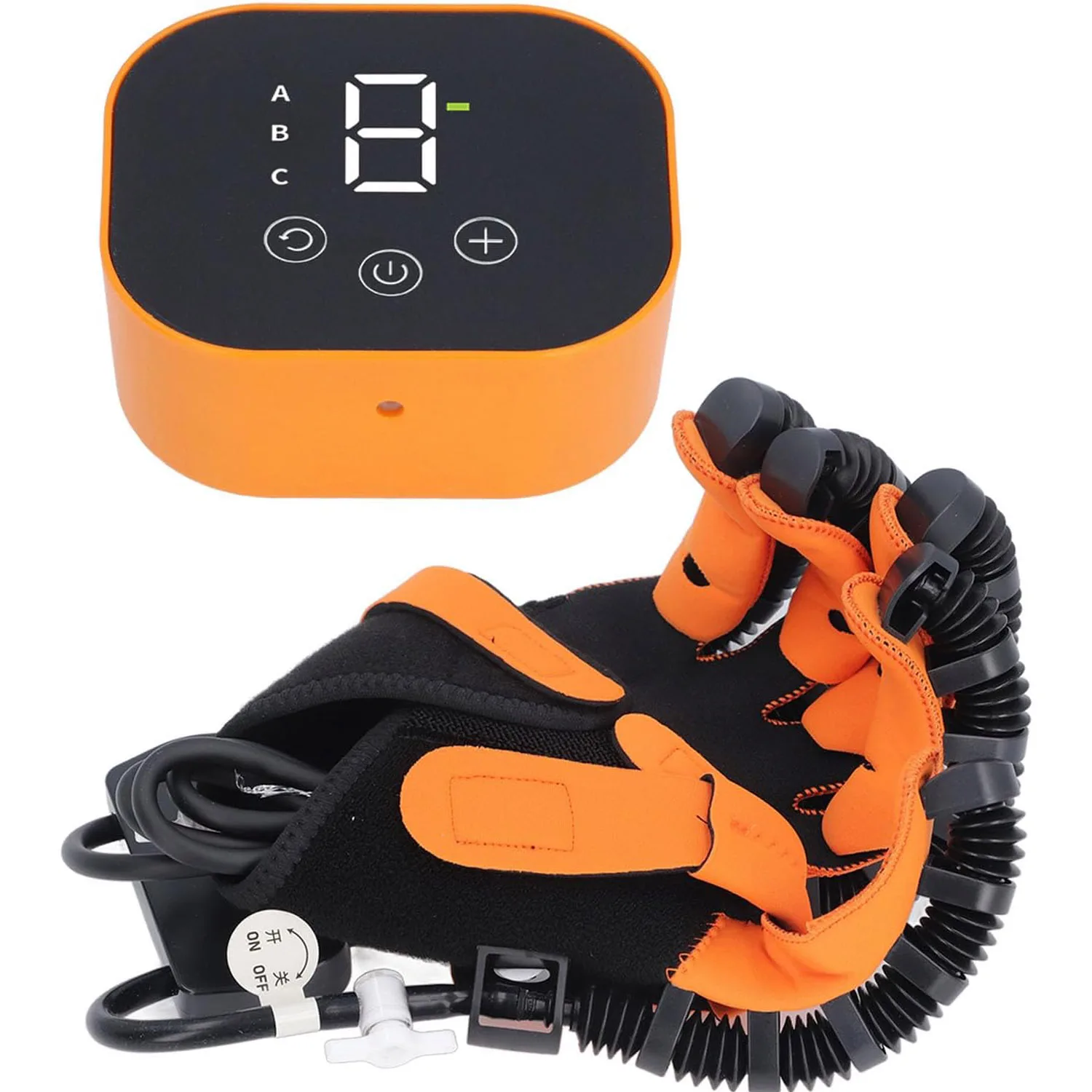 Stroke Hand Rehabilitation Robot Gloves Adjustable Strength Finger Rehab Trainer for Hemiplegia Arthritis Dysfunction Recovery