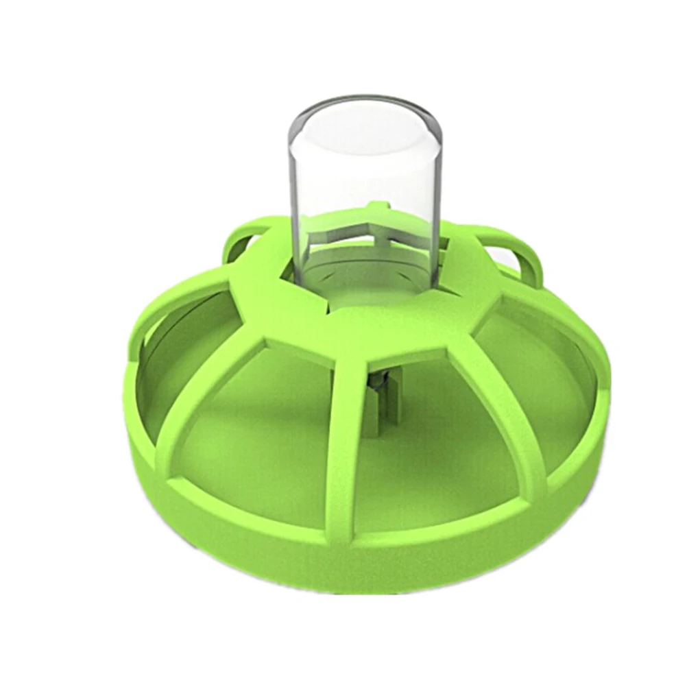 

Reptile Bowl Pet Water Drinking Fountain ABS Fence Drinking-water Feeding Utensil Green