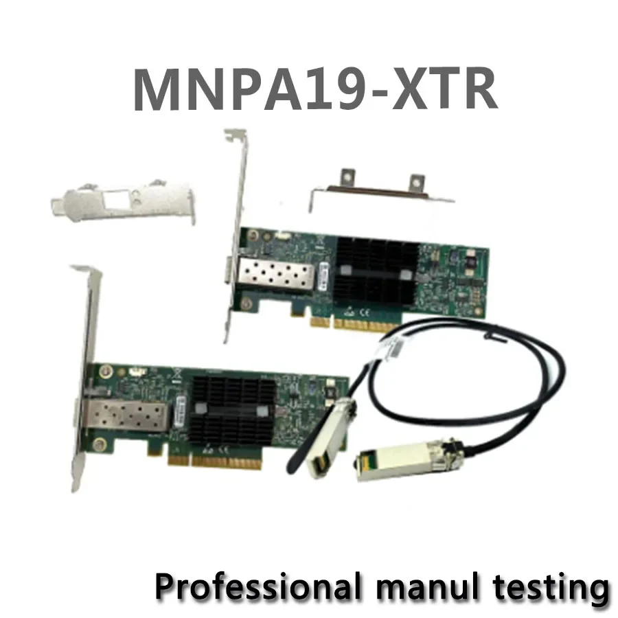 MNPA19-XTR 10GB MELLANOX CONNECTX-2 10GBE SFP+CABLE Network card Tested Well bofore shipping