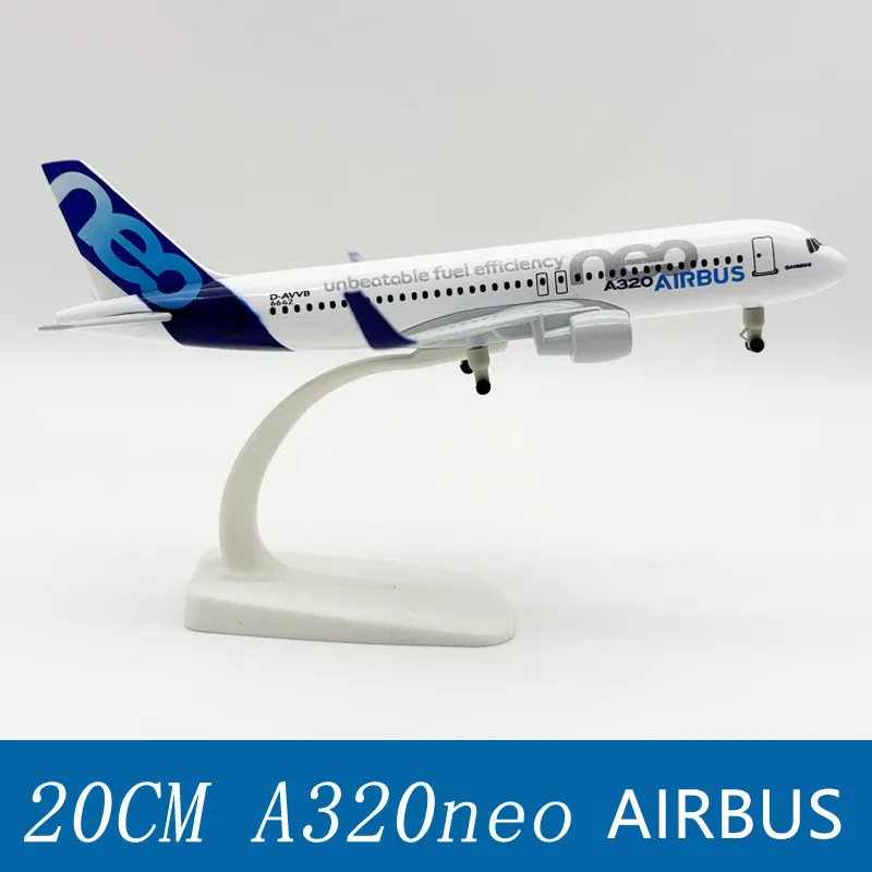

16 см/20 см литая под давлением модель из сплава, прототип A320NEO/A330/A350/A380, самолет с подставкой, коллекция шасси, дисплей самолетов