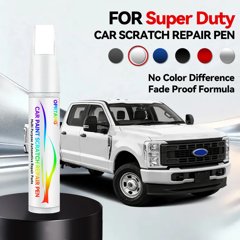 

Ручка-корректор для ремонта лакокрасочного покрытия автомобилей Ford Super Duty F-250 F-350 F-450 (1999-2025 гг.), аксессуары для устранения царапин, цвета: белый AZ, черный UM, красный