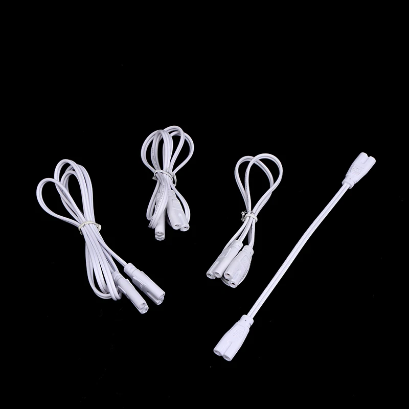 Integrated Power Cord Bracket Connection Wire 8-shaped Tail Fluorescent Lamp Bracket Series Plug Wire Accessories