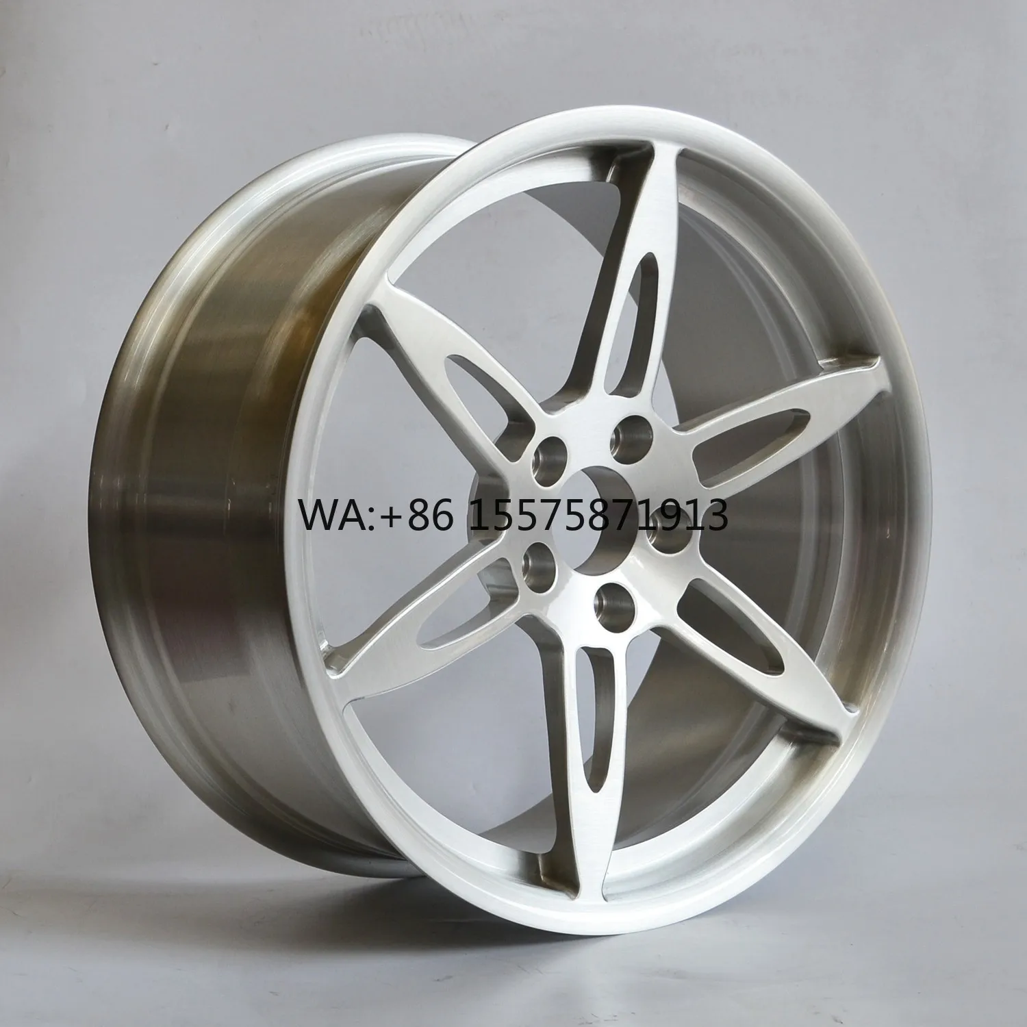 

6061 T6 Alloy Car Wheels Black Red Line Silver 17 18 19 20 Inch Multi Pieces Machine Face Aluminum Rims