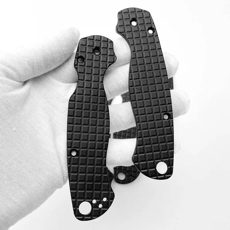 A Pair Para 2 Grip DIY Aluminium Alloy Handle Scales for Spyder Paramilitary 2 C81 Folding Tool Shank Shell Sleeve