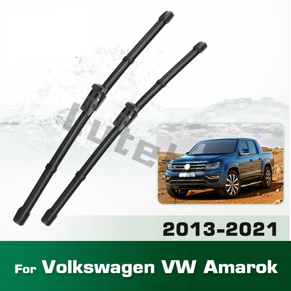 Wischer lhd Front wischer blätter für vw amarok 2013-2021 Windschutz scheibe Windschutz scheibe Fenster Auto Regen bürsten 24 ''24'' nicht Haken