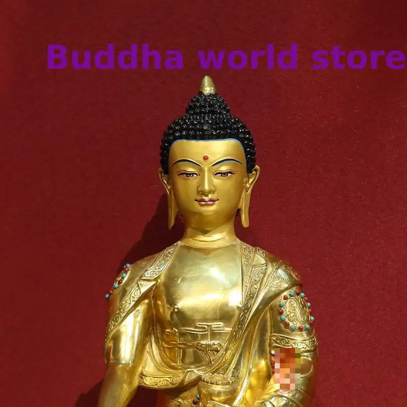 special offer Wholesale high good quality Thailand Buddha statue COPPER Tantric  Shakyamuni Buddha Buddhist HOME Altar worship