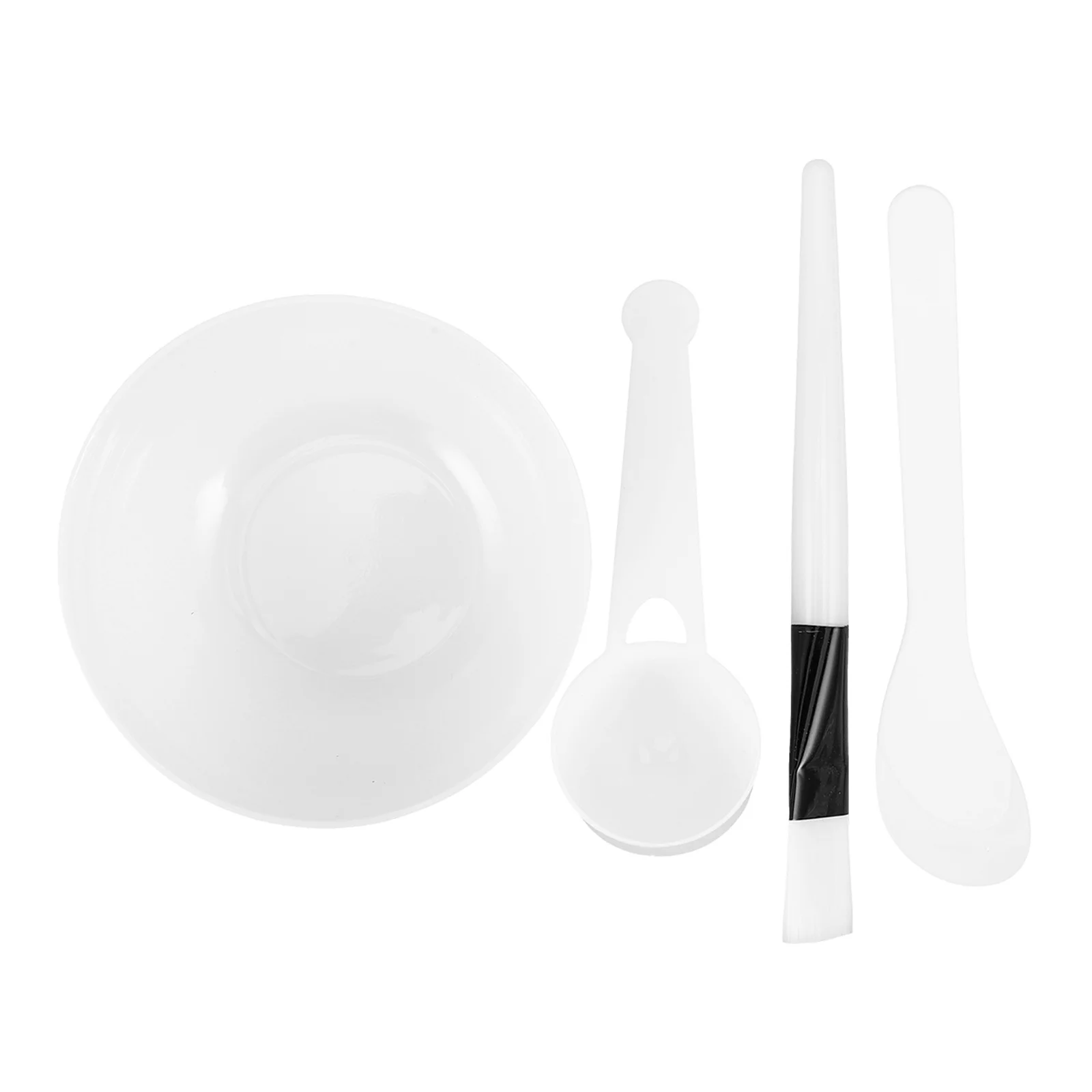 

4Sets DIY Face Mask Kit PP Mixing Bowl 9cm Diameter Facial Mask Applicator Tool Beauty Supplies Bowl for Face Masks
