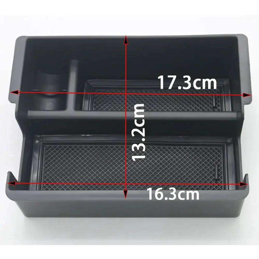 For Isuzu D-max Dmax 2021 2022 2023 2024 ABS Car Armrest Storage Box Mu-x Central Console Organizer Tray Interior Accessories