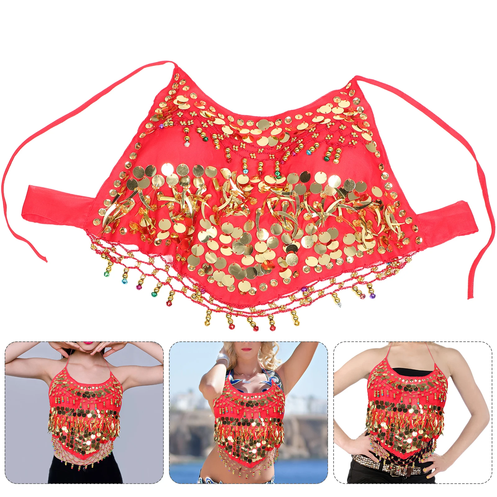 

Dance Costume Belly Dancing Top Dancer Costumes for Scarf Outfit Black Polyester (polyester Fiber) Skirt Dogs